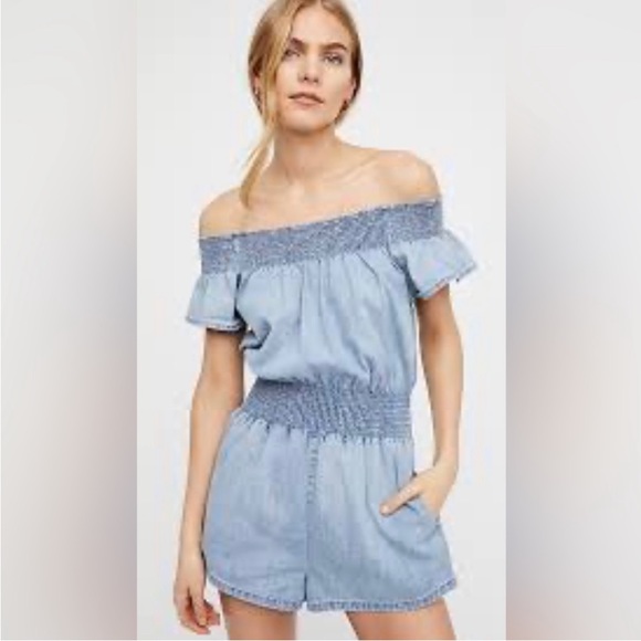 Free People Pants - FREE PEOPLE  Wild Winds Romper Size S
